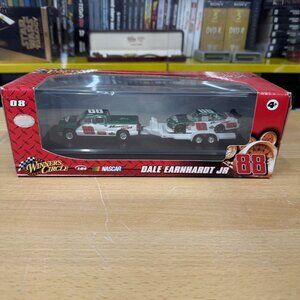 Winner's Circle 1:64 Dale Earnhardt Jr AMP Truck + Car + Trailer + Display Case